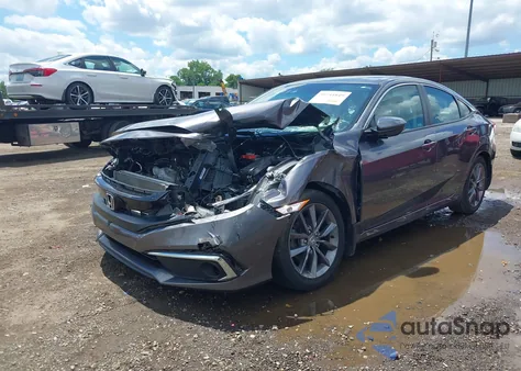 2019 Honda Civic Ex из США, поврежденный, VIN 19XFC1F3XKE007041